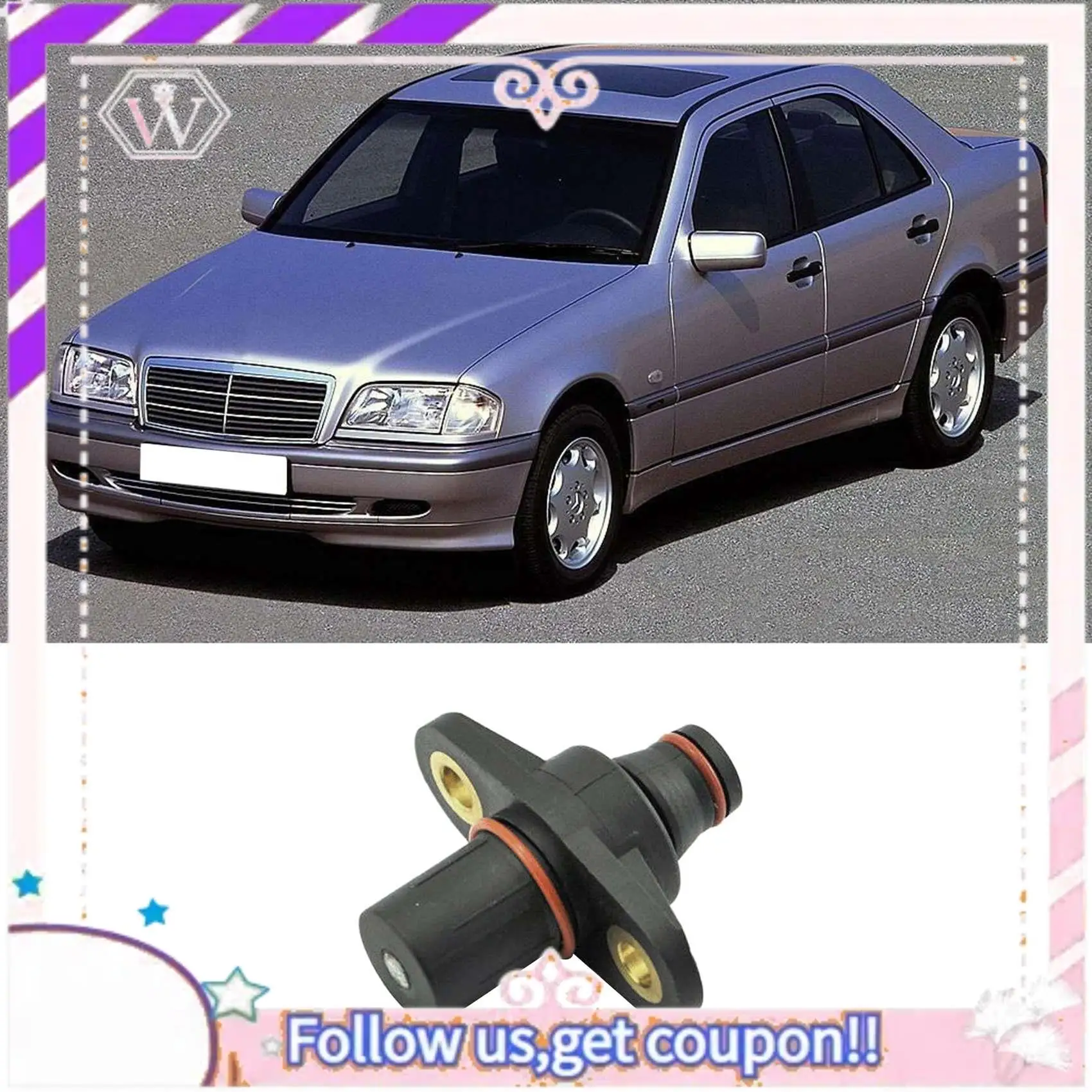 

Easy To Use 0021539528 Camshaft Sensor Camshaft Phase Sensor For 1992-1999 Mercedes-Benz W202 C124 W463 W140 R129 W124 M104 M111