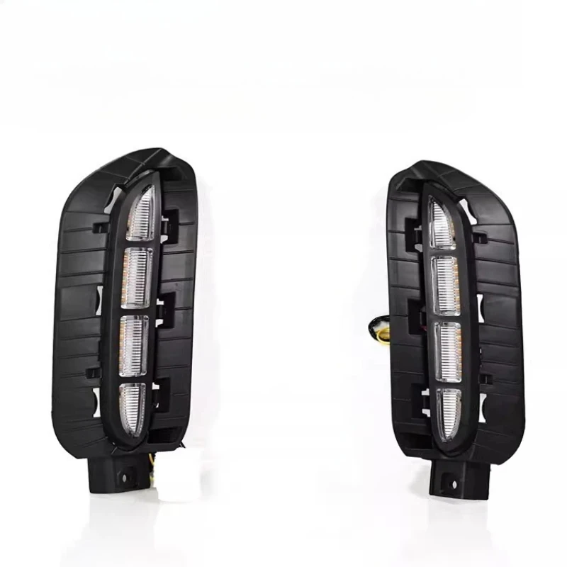 

Для Kia Sportage 2022 2023 2 шт. Автомобильные светодиодные дневные ходовые огни Передний бампер Противотуманные фары DRL Динамический указатель поворота 12 В Дневные фонари