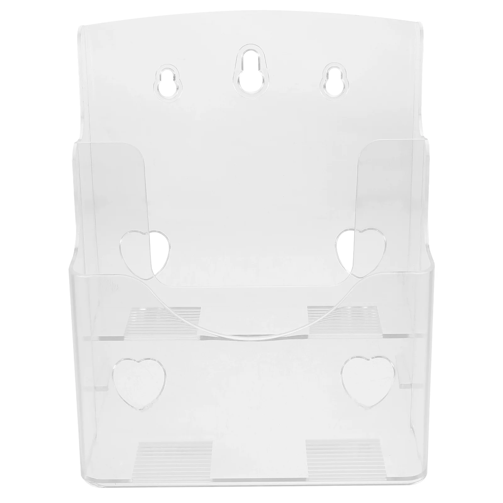 Folding Rack Literature Organizer Magazine Holder for Desk Acrylic Stands Display Shelves