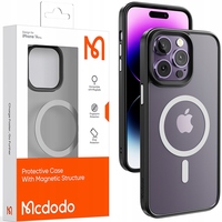 MCDODO MAGNETIC ETUES CLEAR CASE STRENGTHEN TO MAGSAFE IPHONE 14 PRO MAX