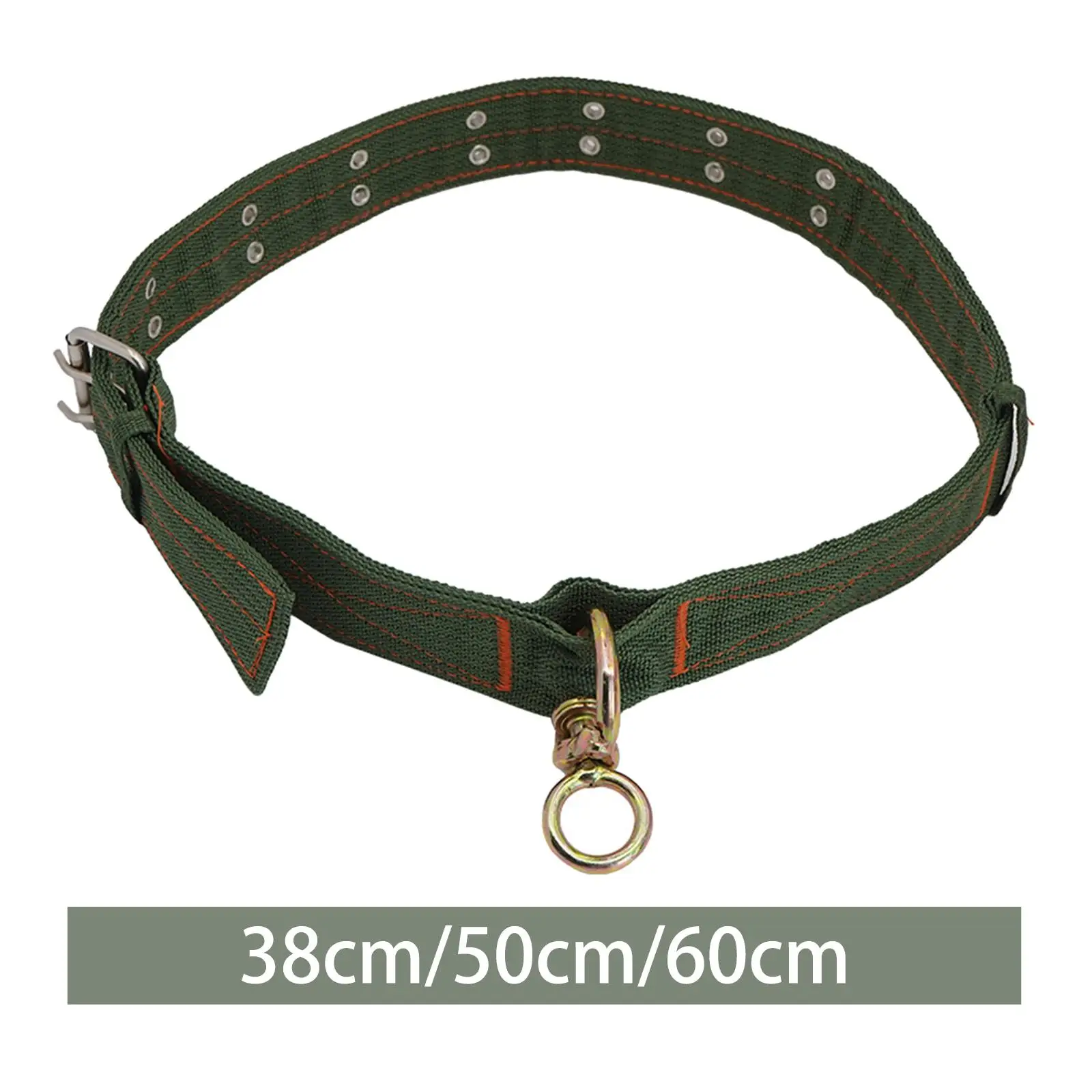 Cow Neck Collar Adjustable Horses Neck Ferrule 2 Rows Metal Buckle Chain Neck Wrap Cow Neck Belt for Camel Animals Pets Sheep