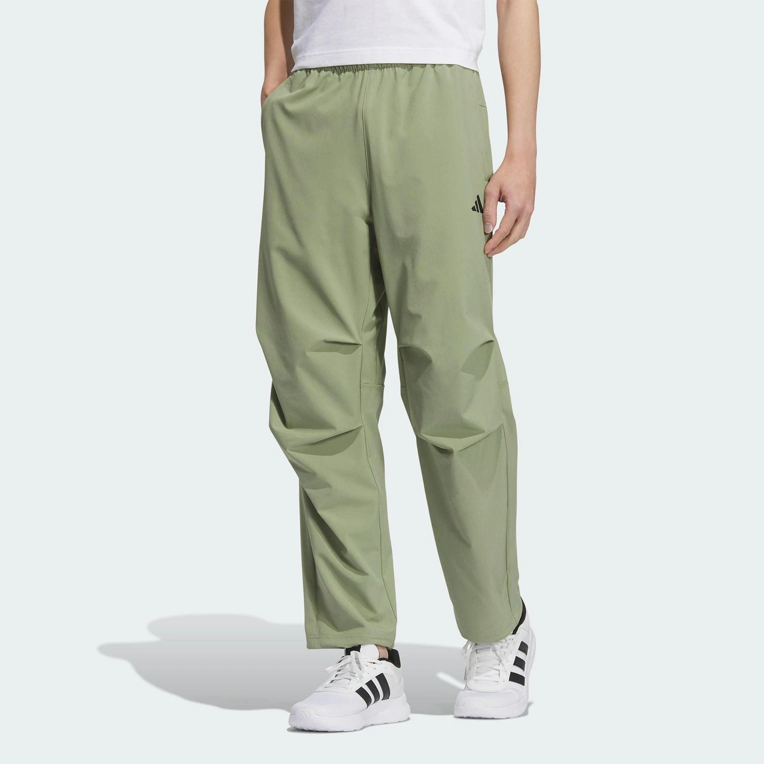 

Adidas подлинные оригинальные 2025 новые мужские тканые спортивные длинные брюки для активного отдыха KC3094