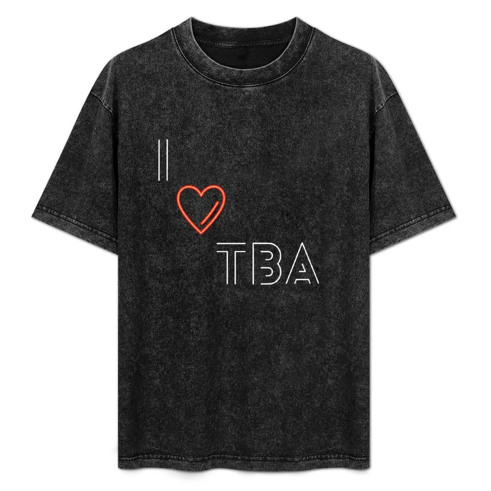 

I LOVE TBA T-Shirt Labor Work Casual T-Shirt