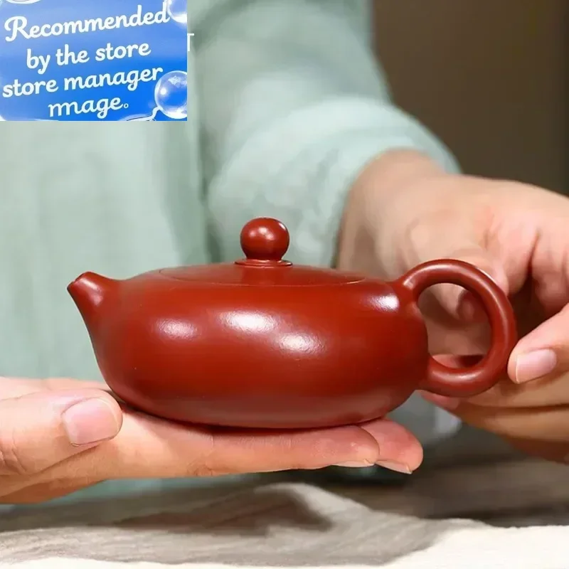 

160ml Yixing Handmade Purple Clay Teapots Beauty Tea Infuser Kettle Raw Ore Dahongpao Mud Tea Pot Chinese Zisha Tea Set