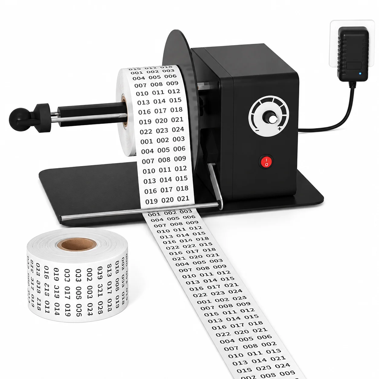 hit productIndustrial Label Rewinding Machine Thermal Paper Roll Rewinder Adjustable Tension Cutter Label Rewinder for Label Pri