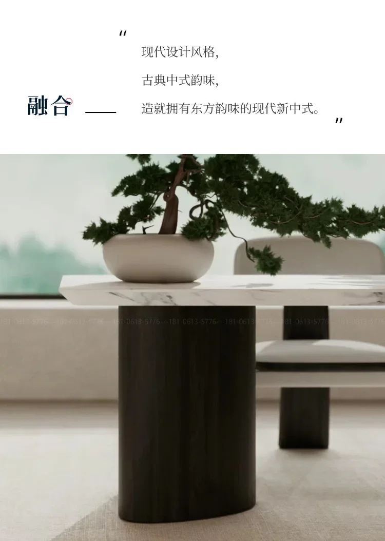 Moderner, leichter, luxuriöser High-End-Teetisch, Esstisch, Koch-Arbeitstisch