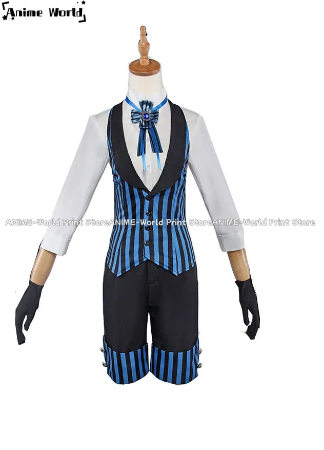 《Custom Size》Anime Black Butler Ciel Phantomhiv Cruise Liner Cosplay Suit Halloween Costumes