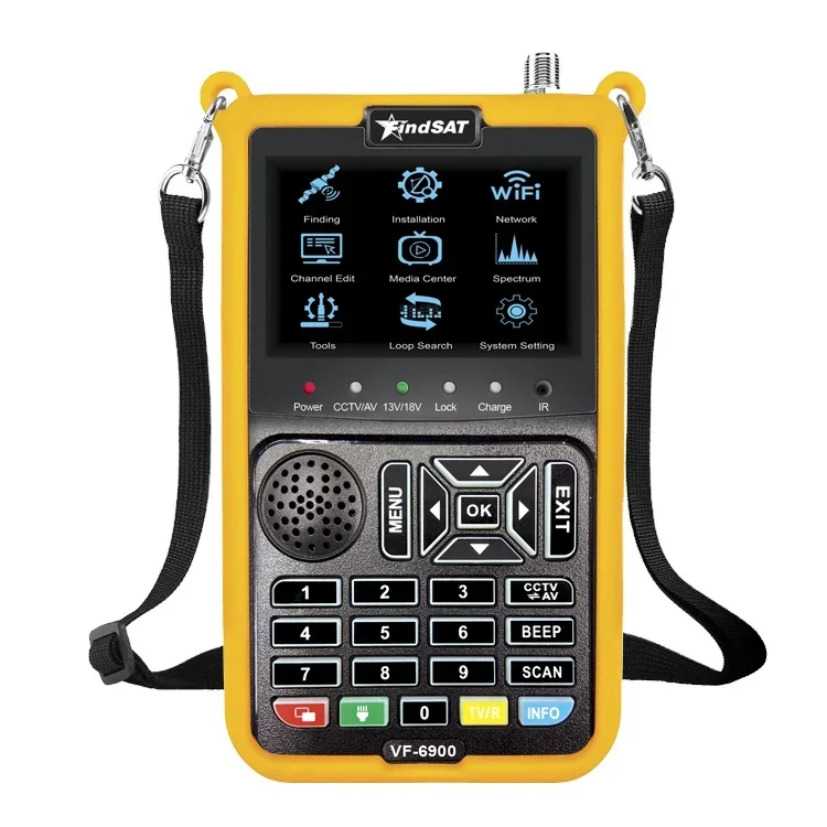 

New Satellite Sounder (FindSAT VF6900) DVB-S2 TV Receiver Spectrum Analyzer