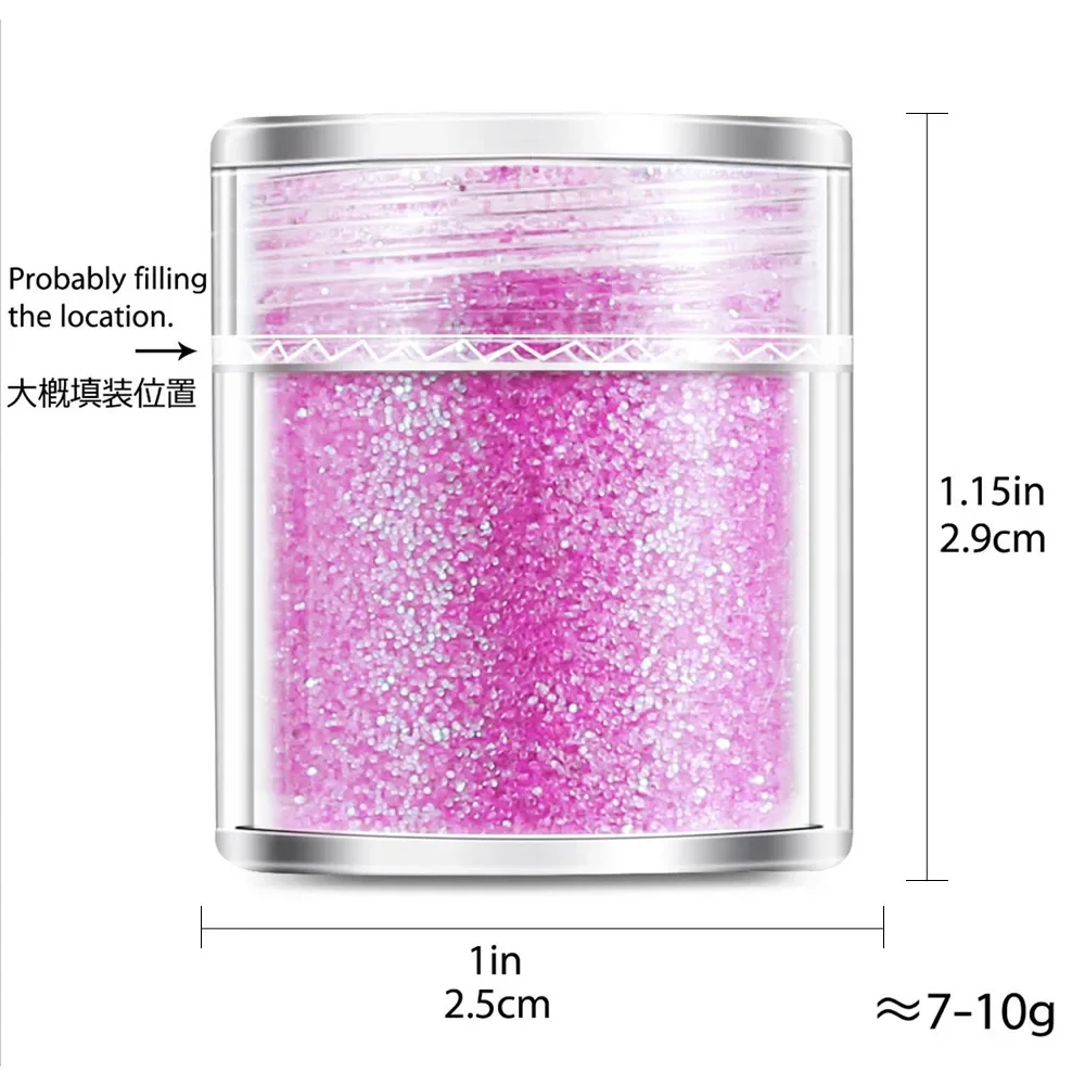 4pcs/10ml Holographic Glitter Flake Epoxy Resin Shaker Filler Slime Fillings DIY Craft Shiny Mermaid Sequins Nail Art Decoration