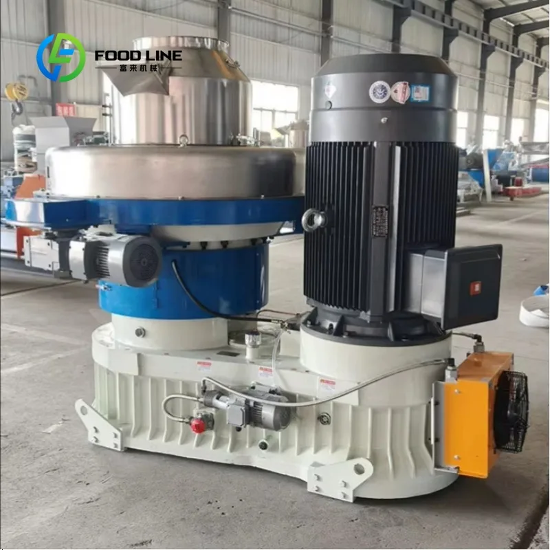 Customized high output ring die wood pellet mill for straw sawdust rice husk fire fuel pellet mass production factory