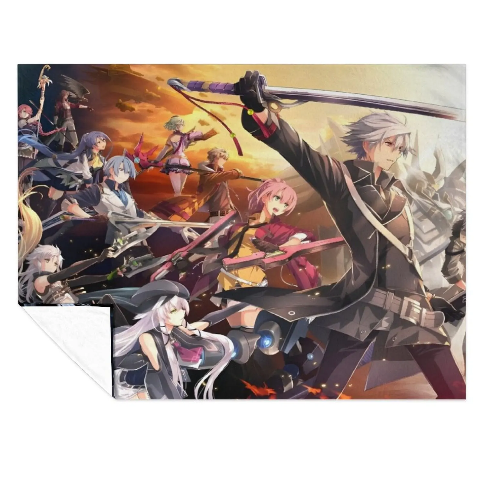 

Legend of Heroes - Trails of Cold Steel Throw Blanket heavy to sleep Warm Plush Blankets