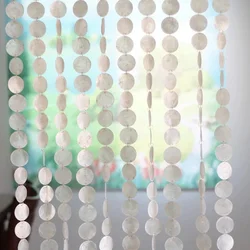 Decorative Door Curtain Natural Pollution Curtain Indoor Partition Decorative Wind 5 M Bell Curtain Hotel