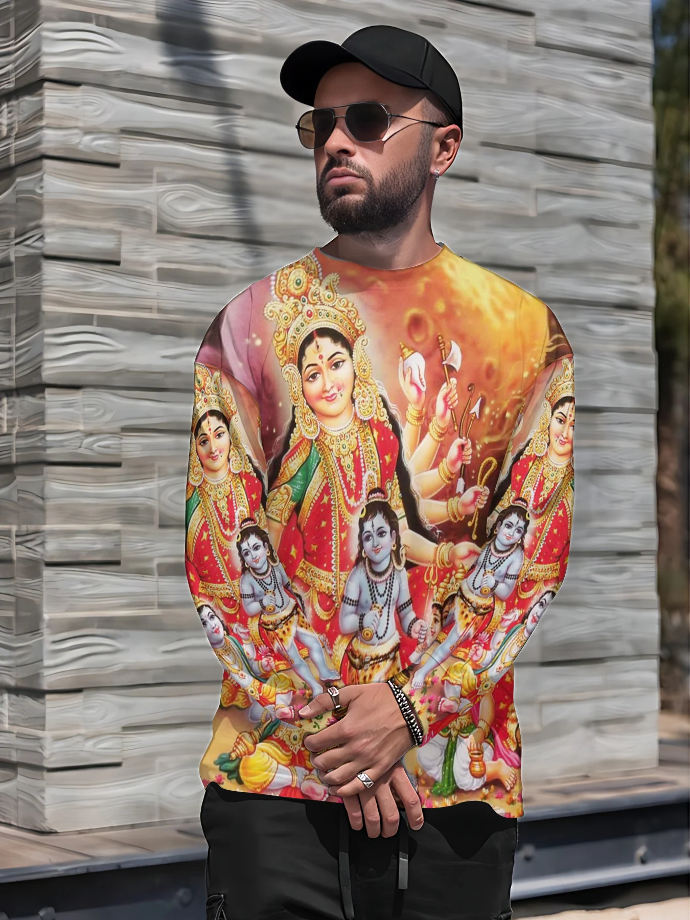 Lord Shiva Sweatshirt Hindu God Graphics Printed Autumn Sportshirt Men Women Long Sleeve Streetwear Casual Tracksuit Male Tops