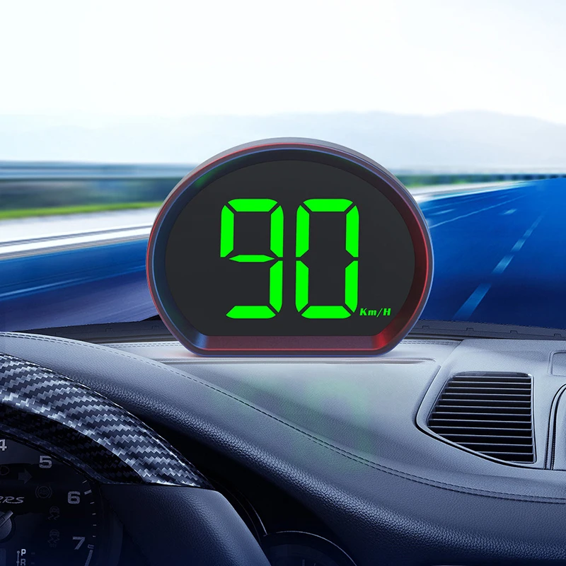 

Truck Safety Driving Assistant LED Head-Up Display; Universal Car Speedometer Speed Measuring Tools