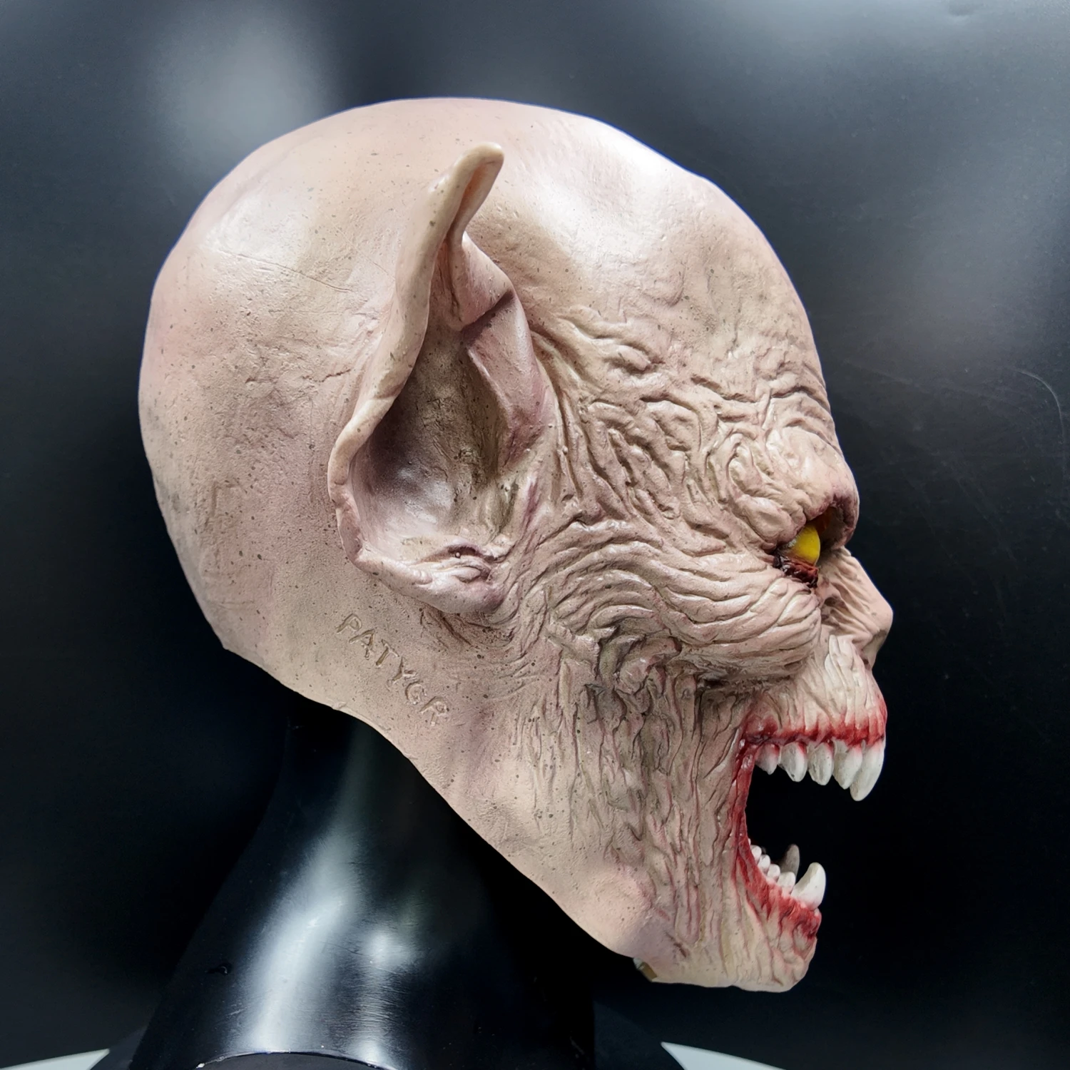 Halloween-Maske Vampir Dämon Monster Latex Vollkopf Erwachsenen-Cosplay-Kostüm Party-Requisite Karneval Geisterhaus Teufel Zombie Ghoul – Detail 6