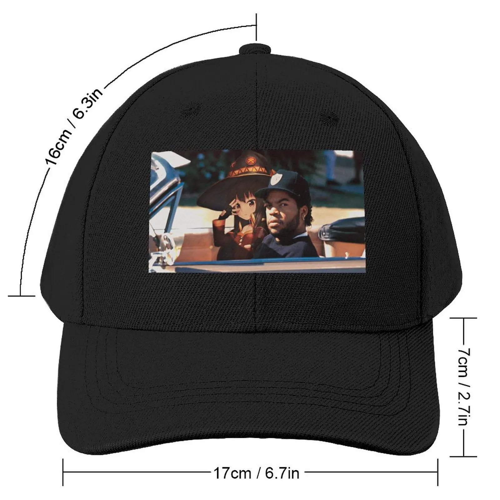 Drivin with Megumin-chan Baseball Cap birthday Trucker Hat Ladies Men's