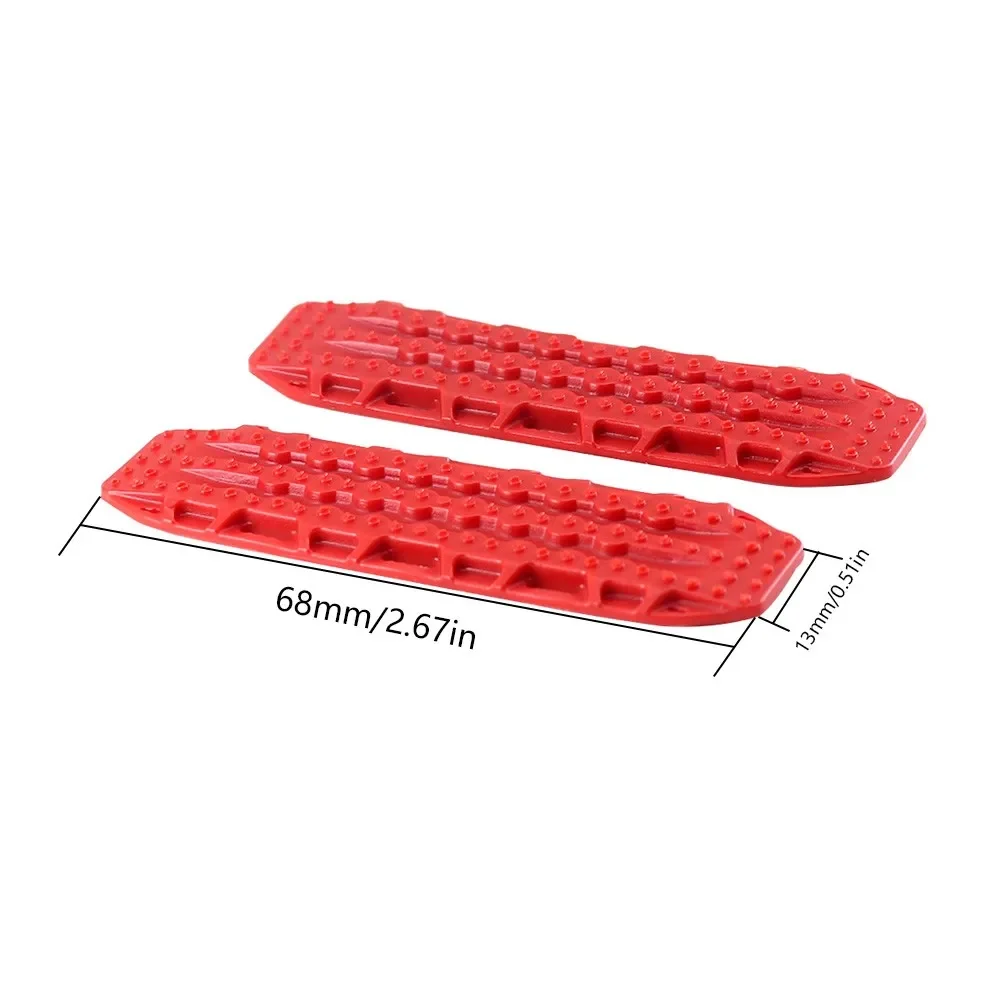 

2pcs Plastic Escape Board Decoration For 1/18 1/24 Rc Crawler Car, For Trx4m Defender Bronco Axial Scx24 Diy Accessories
