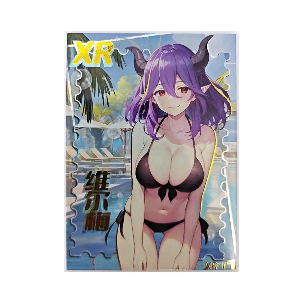 Anime Goddess Tales XR Yor Forger Barbara Kamisato Ayaka Paimon Boys Games Toys Collectible Cards Birthday Gifts Board Games