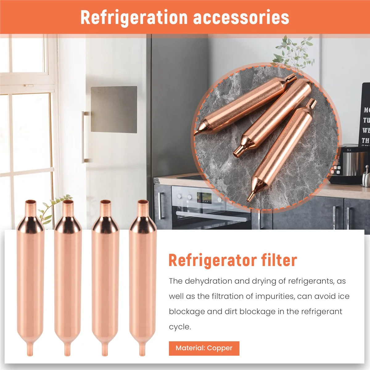 

BABP 20x Refrigeration Filters 115 X18mm Refrigerator Filter Dryer Accessories Refrigeration