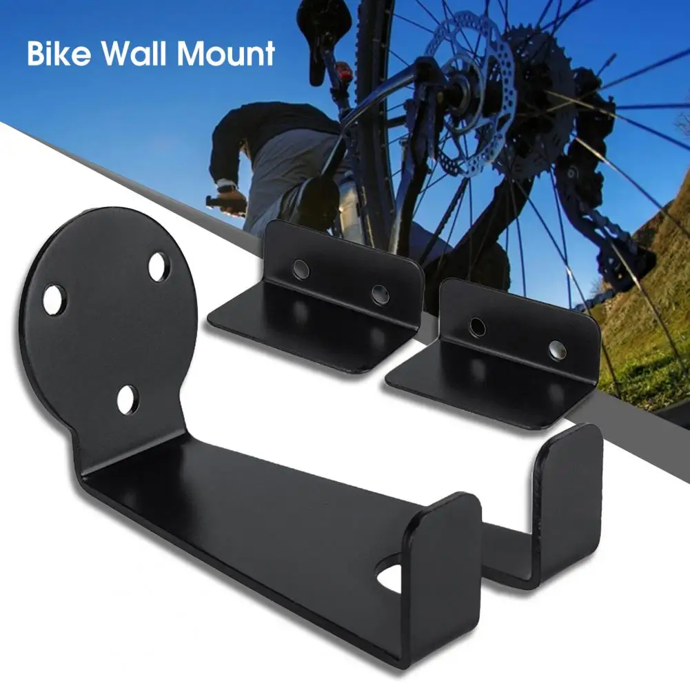 

Bike Wall Mount Heavy Duty Non-slip Universal Iron Wall Mounted Bicycle Stand MTB Display Bike Storage Rack Cycling Supplies