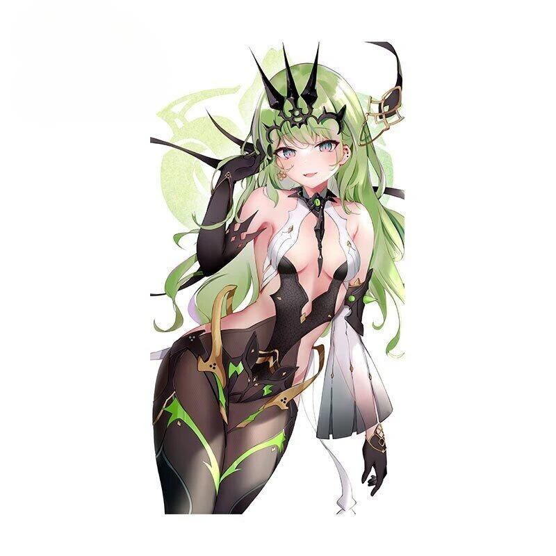 

Beautiful Impact Car Sticker Anime Girl Motorcycle Waterproof Reflective Sunscreen Decal Laptop Decoration