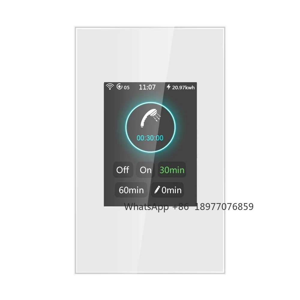 WiFi Zigbee Smart Boiler Switch 20A LCD Water Heater Switch Remote Timer Voice Control Alexa Google Home