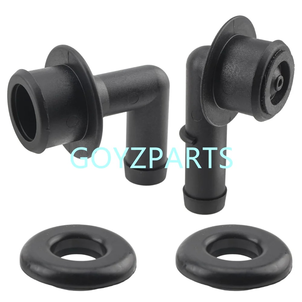 4pcs 53013360AA 53030497 02946079 Vent Valve Elbow & Grommet Set Valve Elbow Kit for Jeep Grand Cherokee 4.0L 2000-2004