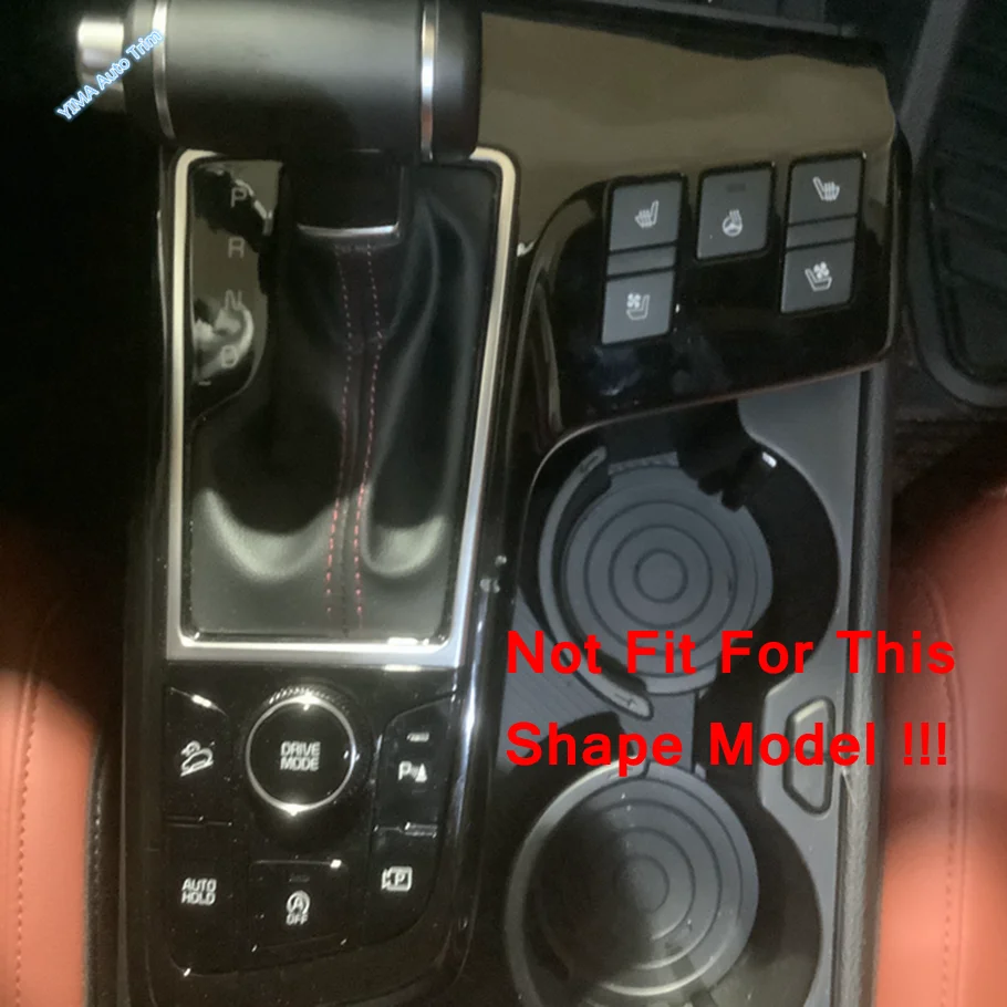 

Carbon Fiber Look Car Console Gear Shift Panel / Water Cup Holder / Air AC Outlet Cover Trim For Kia Sportage NQ5 2022 2023 2024