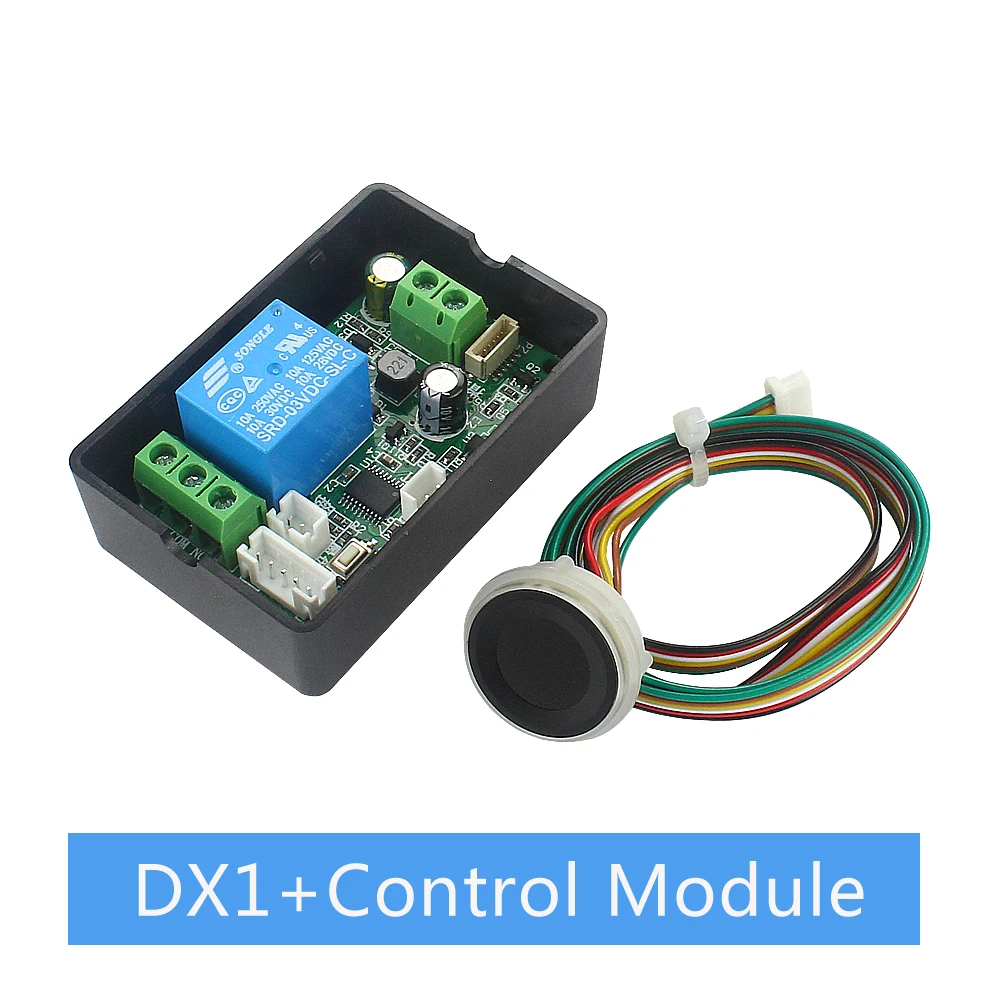 Module de relais de contrôle d'accès par empreinte digitale DC7v-30v, contrôleur de verrouillage de 