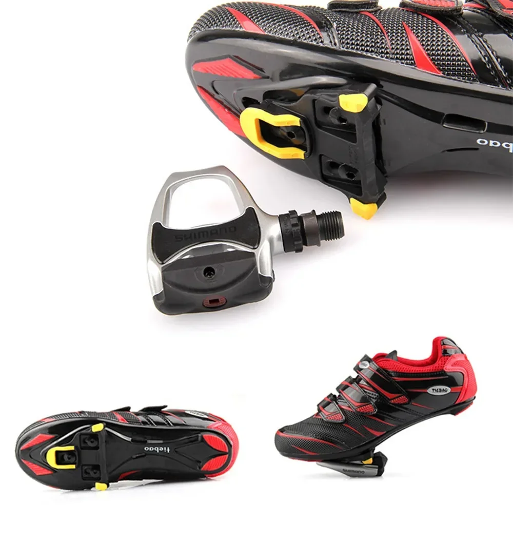 2024 New Road Bike Cycling Shoe Cleat Blue/Yellow/Red Bicycle Pedals Plate Clip Cleats  For SHIMANO Bicycle Accessories