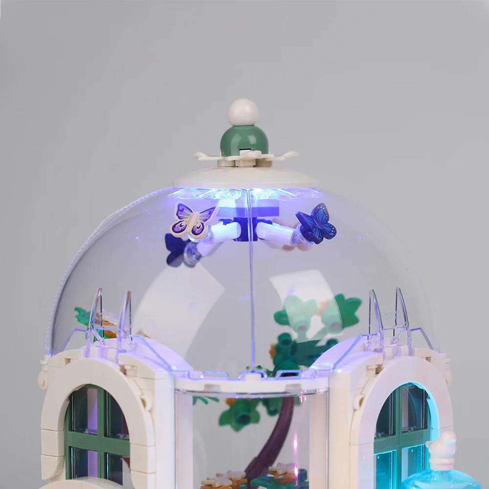 LED Light Kit For 41757 Friendship Botanical Garden Building Blocks Children DIY Toys Set Only Lighting Kit Not Model