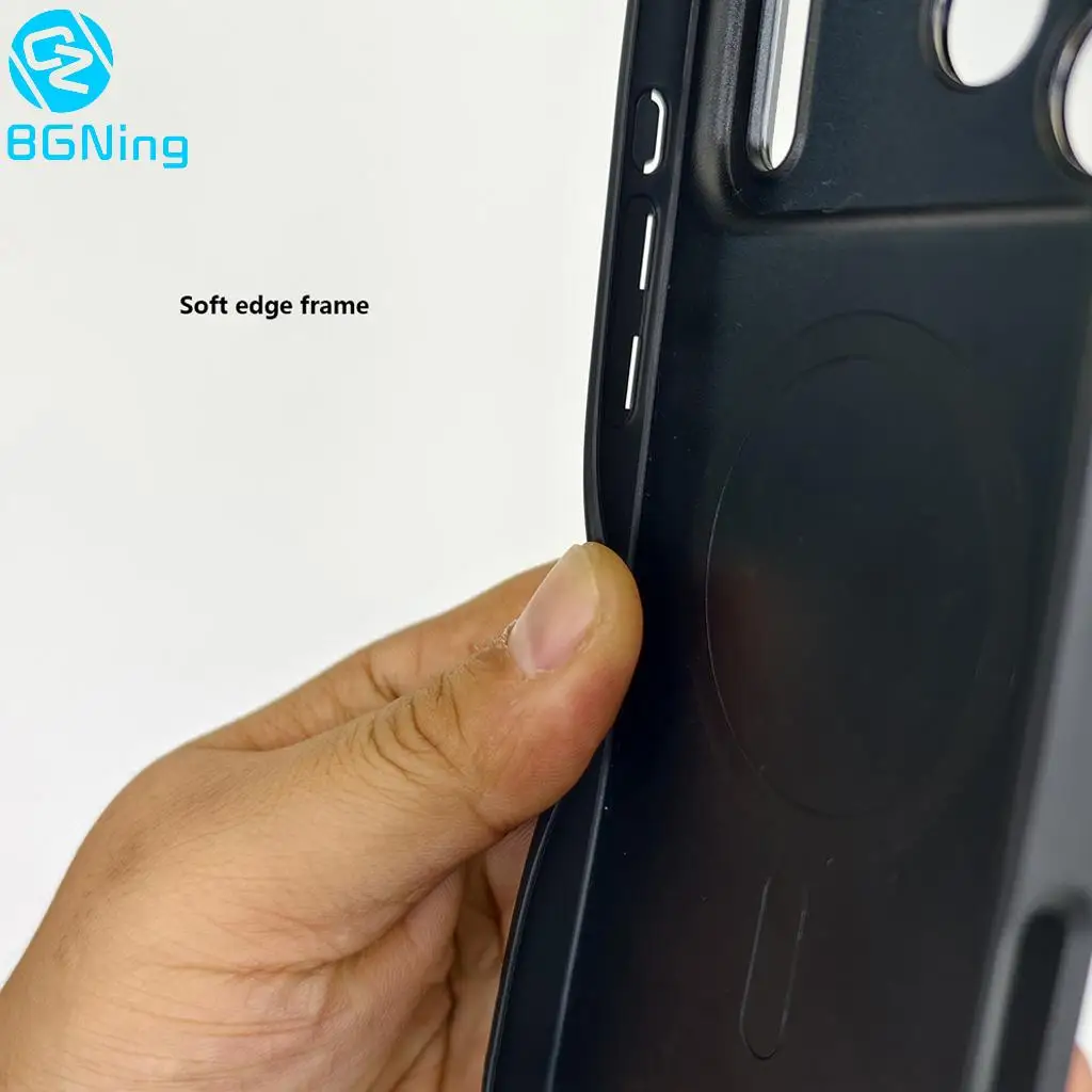17MM Thread Lens Mount Magnetic Phone Case for iPhone 17 Pro Max Protective Cover Anamorphic Macro Wide Angle Lens Mount