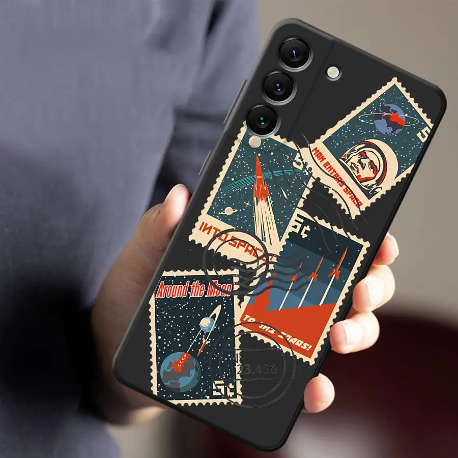 Fashionable Travel Retro Label Phone Case for Samsung Galaxy A22 A23 A25 A21s A24 4G A32 A33 A34 A51 A52 A52s A53 A73 5G Cover