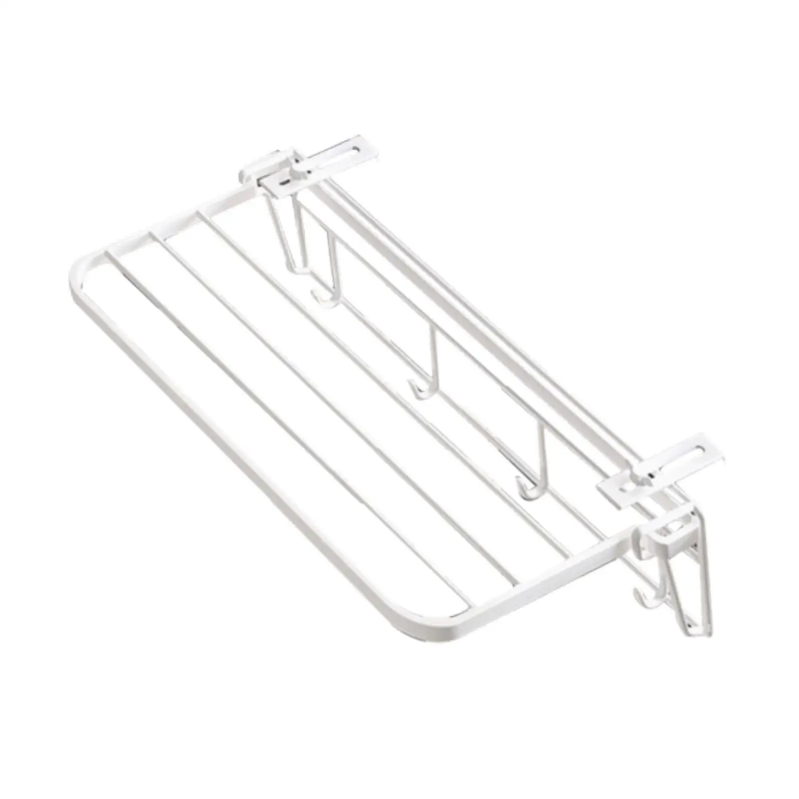 Clothes Drying Rack for Balcony Railing Windowsill for Bathroom Poolside
