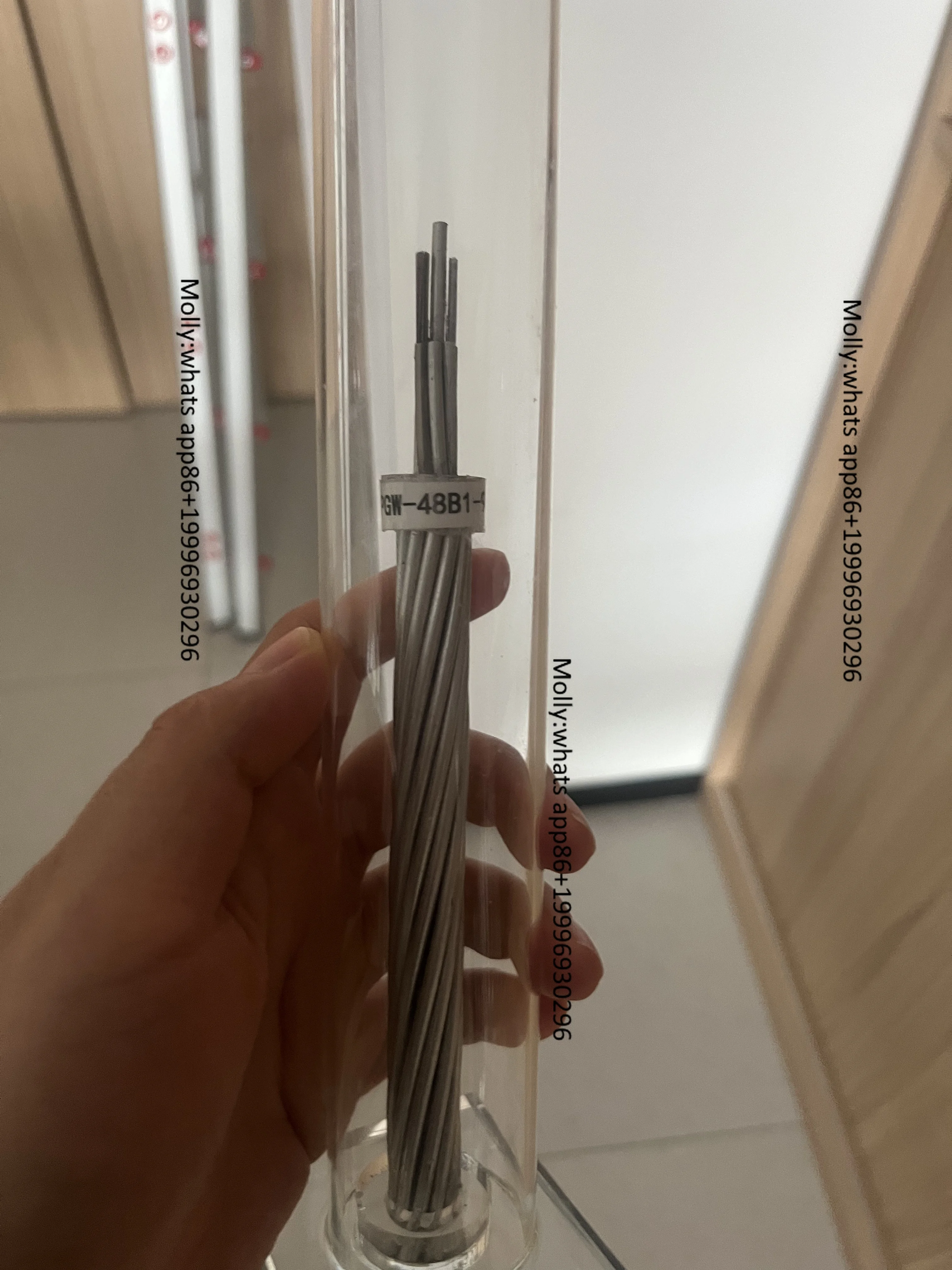 OPGW Outdoor Fiber Optic Cable Optical Fiber Cable for 110kV 220kV 500kV Power Grid Fiber Optic Communication