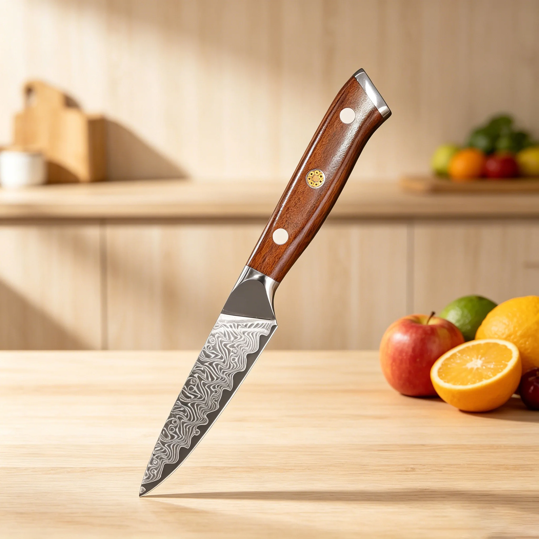 Professional Kitchen Knife 67 layers Damascus Steel Slicing Knife Vegetable Meat Fruit Peeling Knife Kitchen Tools Cooking Tools