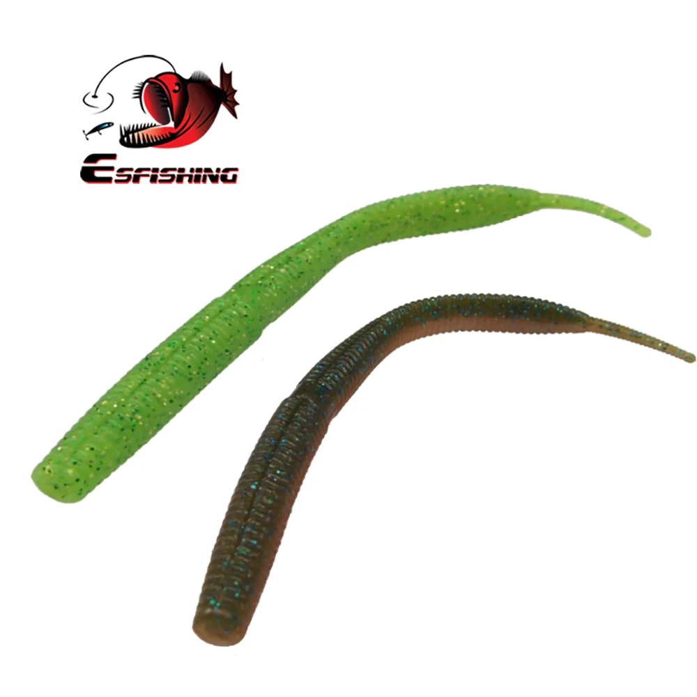 ESFISHING Pesca Soft Lure Sexy Impact 140mm 5g Silicone Plastics Iscas Artificials Fishing Worm Bait Salts Injection Bass