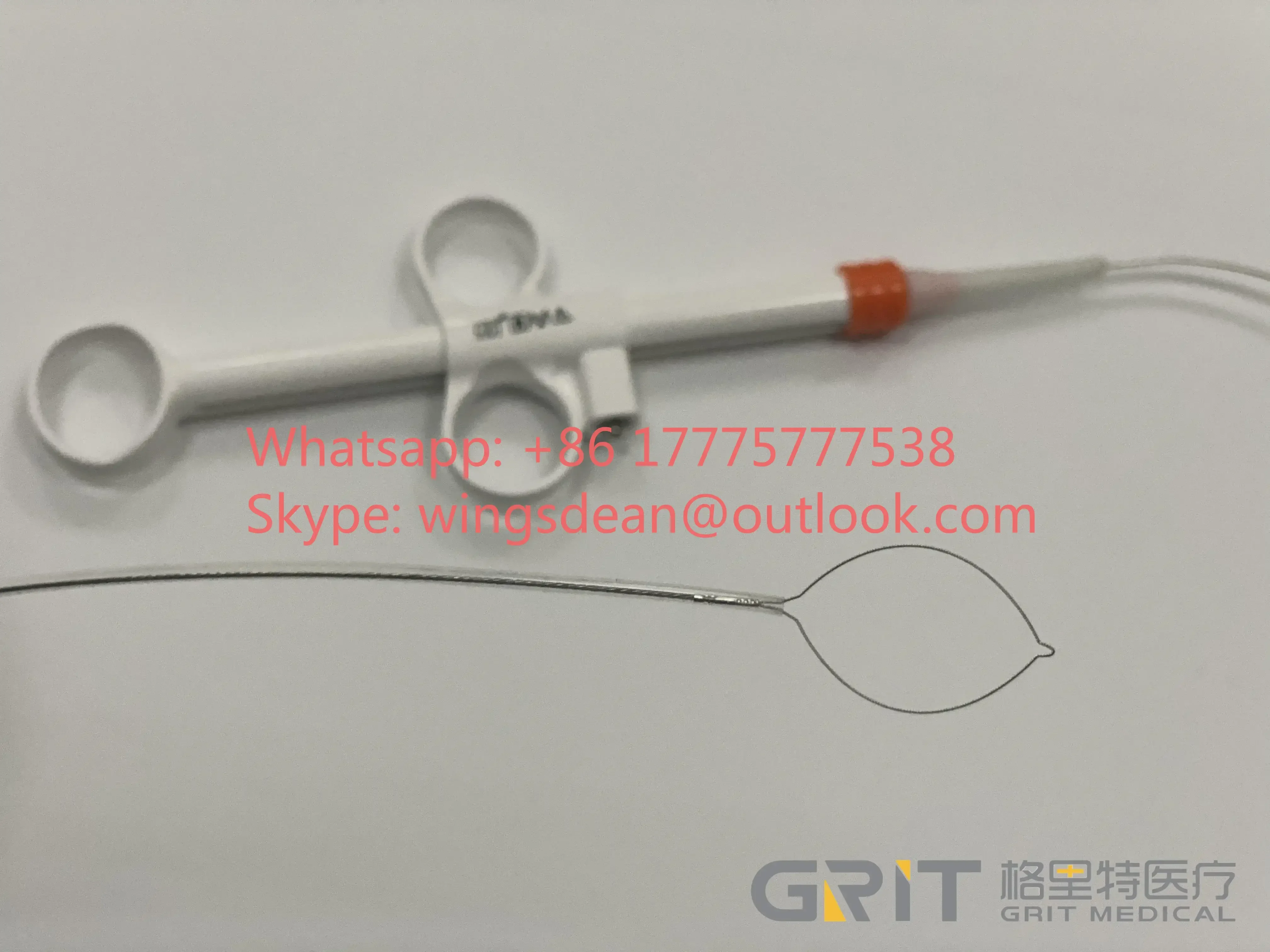 Disposable Pre-heat Treated Polypectomy Snare Endoscope Rotatable Foreign Body Removal Ring Net