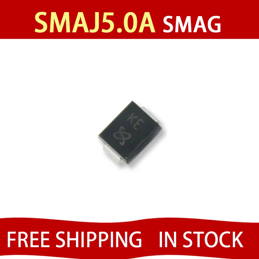

50 шт SMBJ5.0CA SMB диод подавления переходных телевизоров 5 В