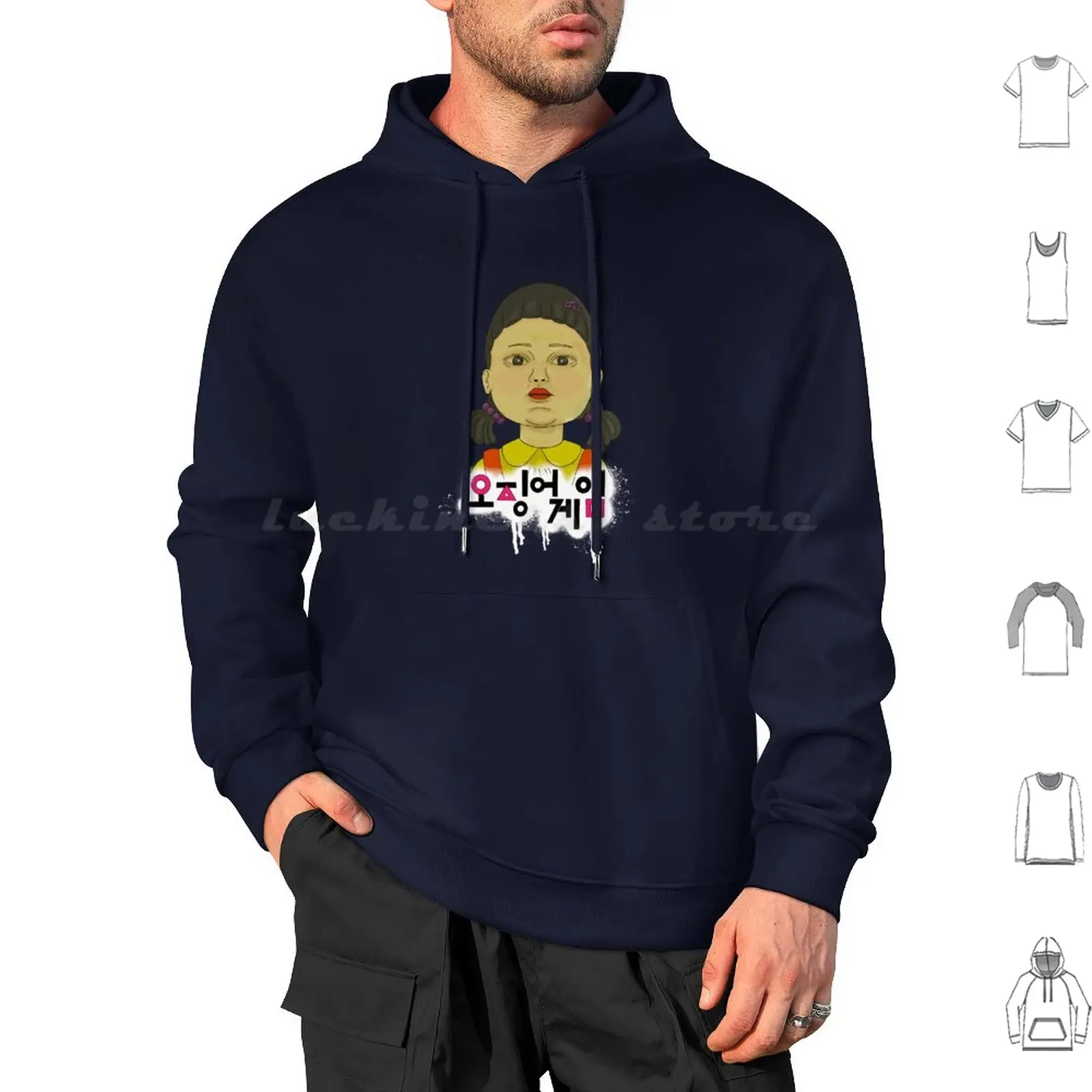 Sudaderas con capucha de manga larga Chipiron Crab series Hydro, divertidas películas, música, Netflix