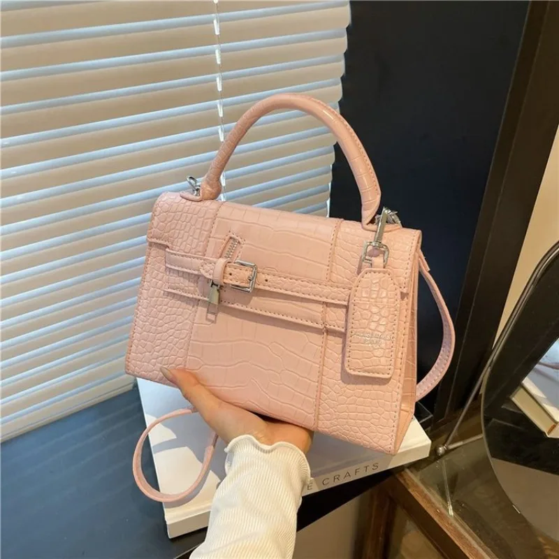 Verano 2025, nuevo bolso Kelly, bolso de un solo hombro, diseño lujoso, bolso cruzado de nicho y de alta gama para mujer, bolso