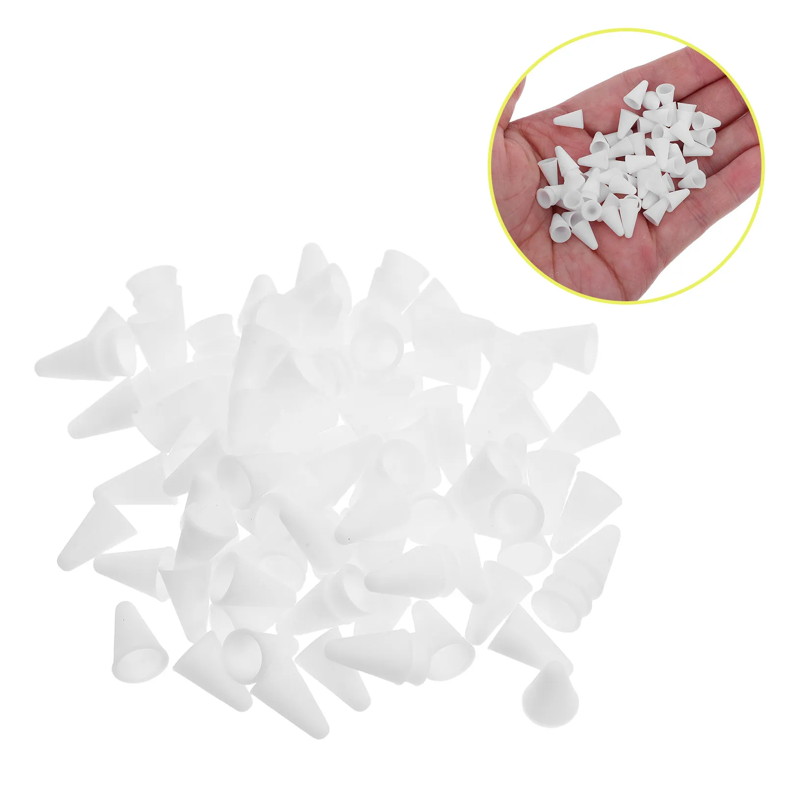 200Pcs Silicone Stylus Tip Protectors Replacement Nibs for Drawing Writing Navigation Anti-Slip Precision Stylus Pen Tips Cover