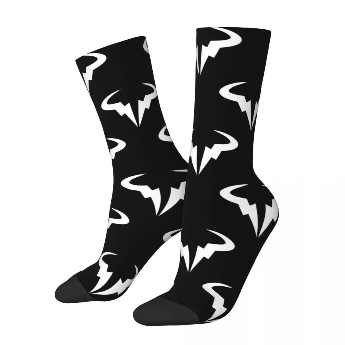 Chaussettes Rafael Nadal pour hommes et femmes, bas absorbant la sueur Harajuku, chaussettes longues toutes saisons, accessoires pour cadeau d'anniversaire