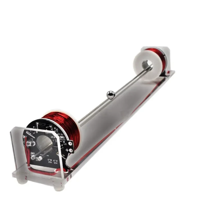 Electromagnetic Physics Teaching Aid DIY Ball Ejection Device For Acceleration Inertia Science Experiment