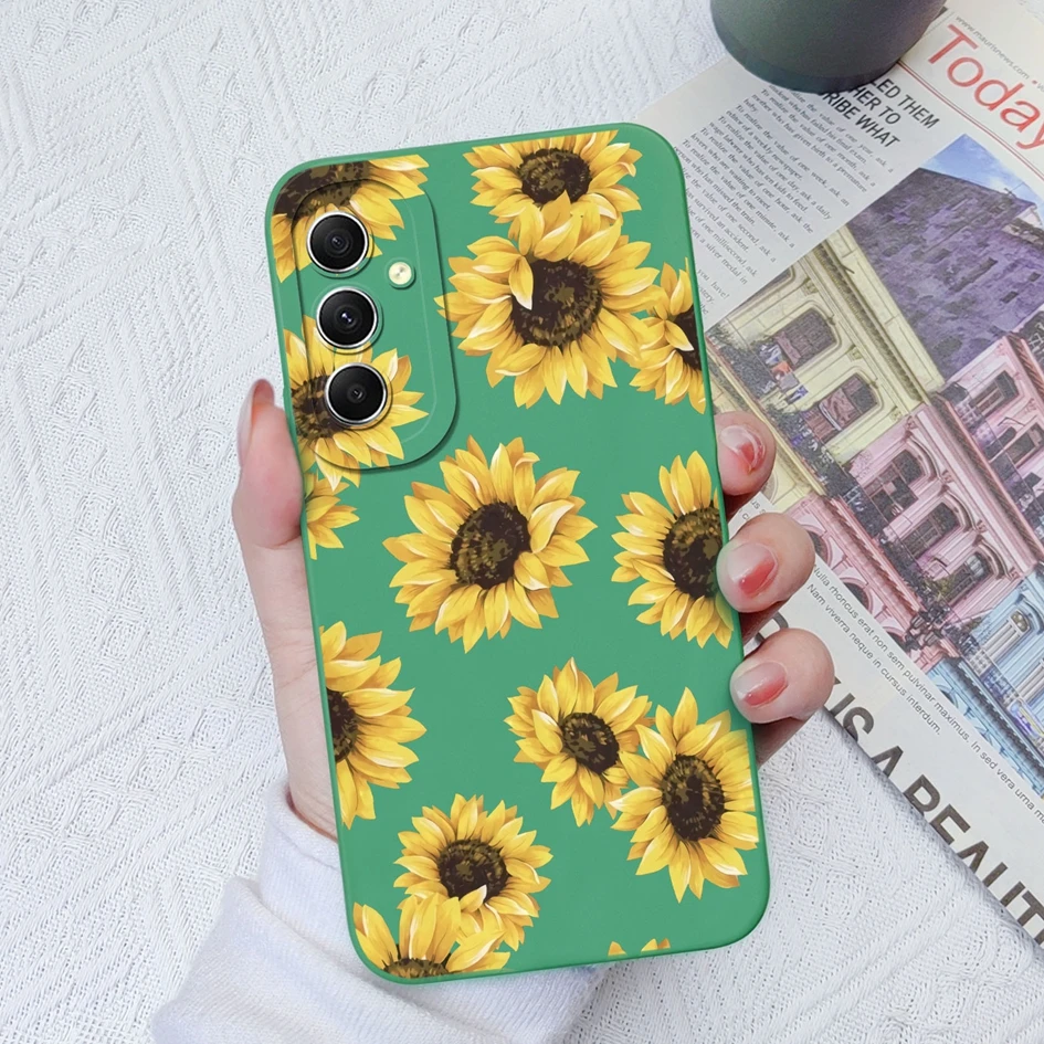 For Samsung Galaxy A34 A24 A54 Phone Case Shockproof Liquid Silicone Soft TPU Back Cover For Samsung A 34 A 24 A 54 Fundas Coque