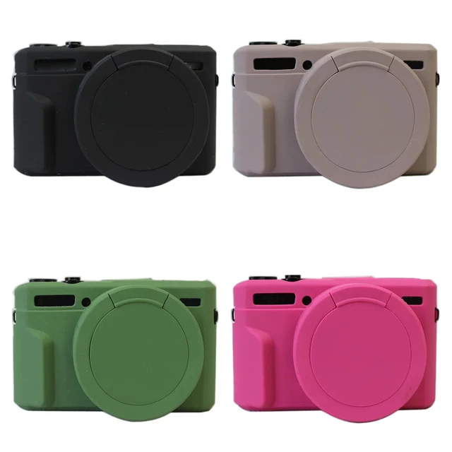 CozyShot Camera Soft Silicone Protector Skin Case for Canon G7X II/G7X  III/G7X Mark II/G7X Mark III/G7X2/G7X3