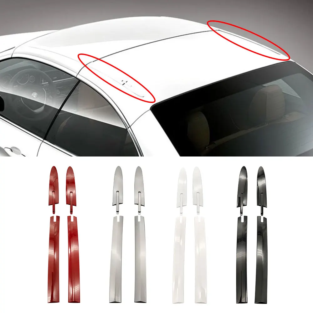 4 Pcs Car Left / Right Hinge Covers Roof Convertible Trim strip Accessory For BMW E93 F33 F83 M3 M4 4 Series 425 430 54377184047