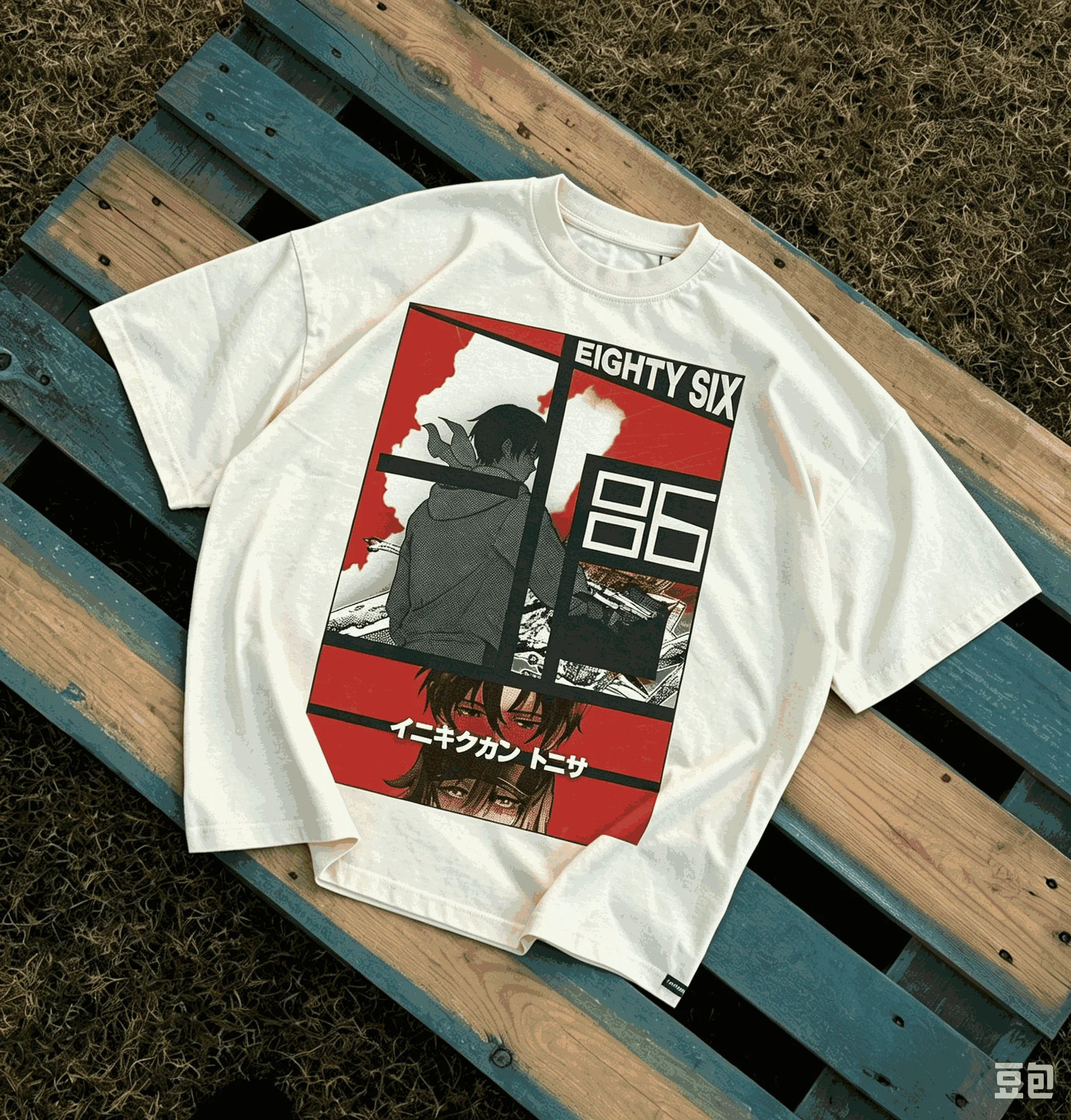 86 Eighty Six Anime Lover T-shirt Oversized Unisex Fashion Hip Hop Street T Shirt Casual Loose Streetwear Trendy Cotton Couples