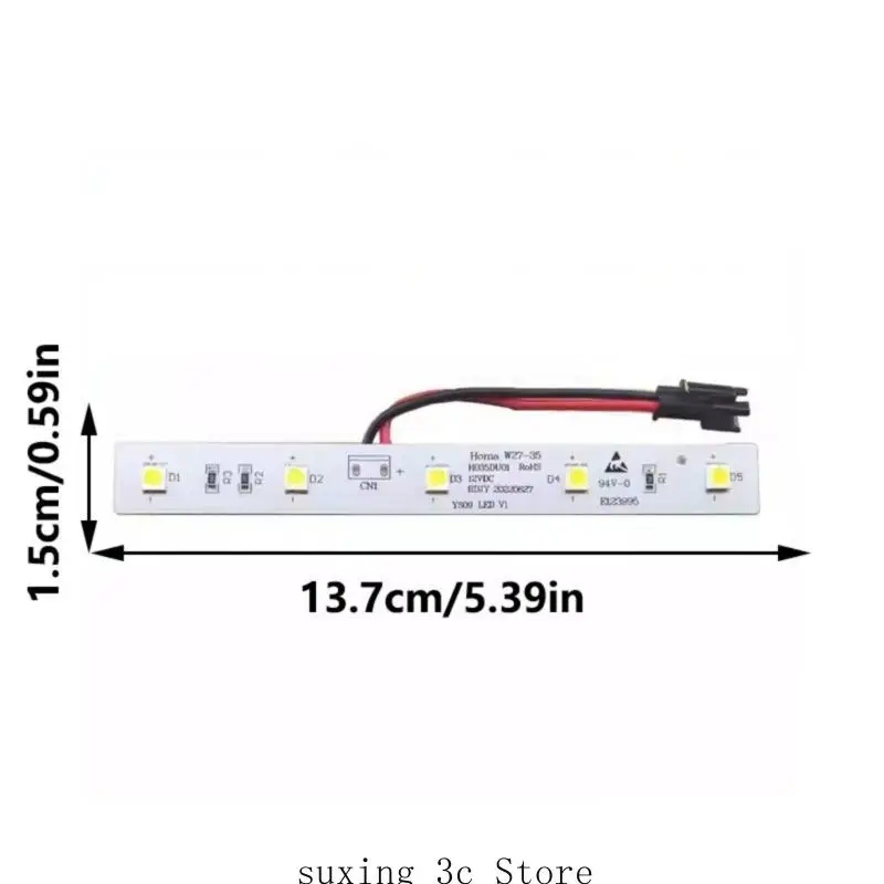 e8be LED شرائط e123995 لـ Homa ثلاجة BCD-455WKGM W27-35 12V شرائط LED #6