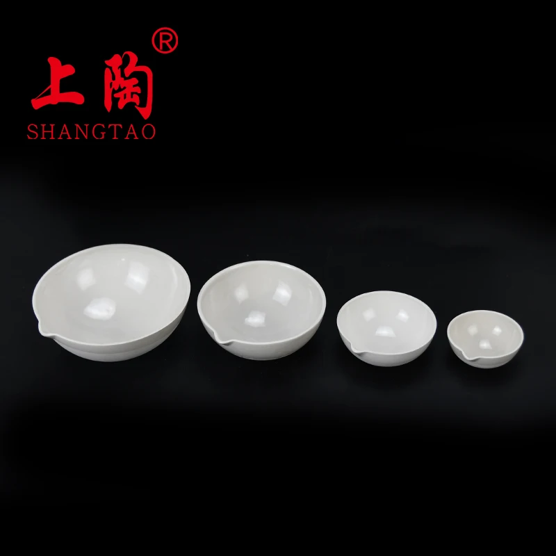 1000ml Hemispherical Porcelain Evaporating Crucible Dish for Evaporation of Solvent